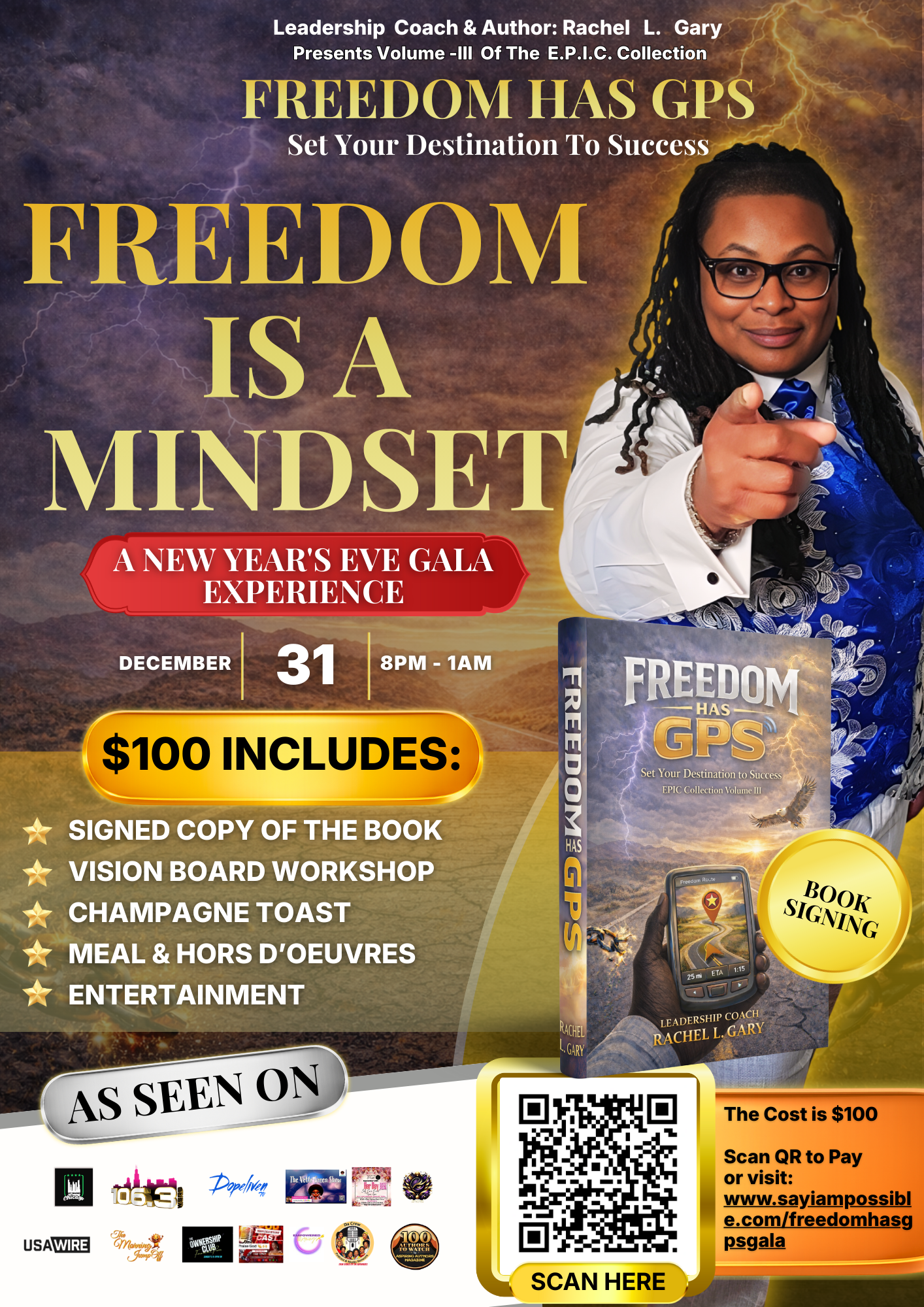 Freedom Has GPS Book Launch Gala